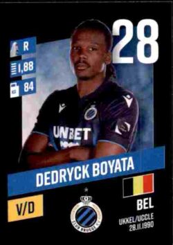 2023-24 Panini Belgium Pro League Stickers #068 Dedryck Boyata