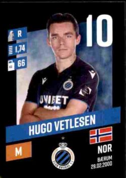 2023-24 Panini Belgium Pro League Stickers #071 Hugo Vetlesen