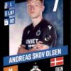 2023-24 Panini Belgium Pro League Stickers #074 Andreas Skov Olsen