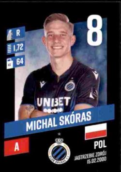 2023-24 Panini Belgium Pro League Stickers #079 Michal Skóras