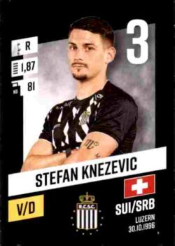 2023-24 Panini Belgium Pro League Stickers #084 Stefan Knezevic