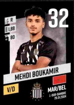 2023-24 Panini Belgium Pro League Stickers #086 Mehdi Boukamir