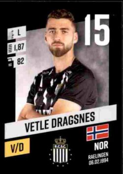 2023-24 Panini Belgium Pro League Stickers #090 Vetle Dragsnes