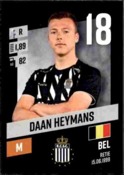 2023-24 Panini Belgium Pro League Stickers #092 Daan Heymans