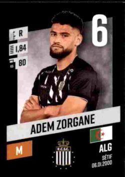 2023-24 Panini Belgium Pro League Stickers #094 Adem Zorgane