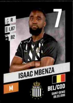 2023-24 Panini Belgium Pro League Stickers #095 Isaac Mbenza