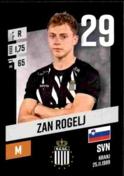 2023-24 Panini Belgium Pro League Stickers #096 Zan Rogelj