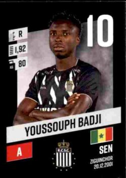 2023-24 Panini Belgium Pro League Stickers #099 Youssouph Badji