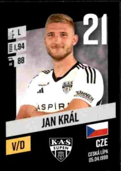 2023-24 Panini Belgium Pro League Stickers #105 Jan Král