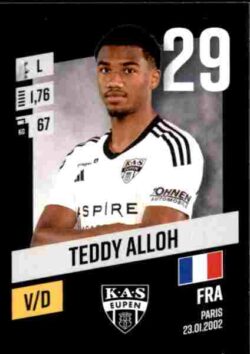 2023-24 Panini Belgium Pro League Stickers #108 Teddy Alloh