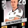 2023-24 Panini Belgium Pro League Stickers #110 Rune Paeshuyse