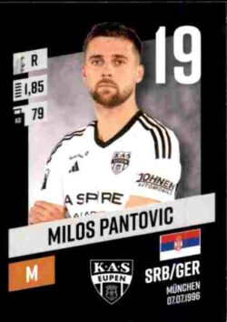 2023-24 Panini Belgium Pro League Stickers #112 Milos Pantovic