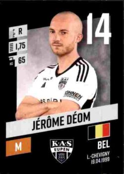 2023-24 Panini Belgium Pro League Stickers #113 Jérôme Déom