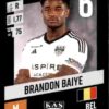 2023-24 Panini Belgium Pro League Stickers #116 Brandon Baiye