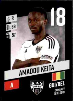 2023-24 Panini Belgium Pro League Stickers #118 Amadou Keita