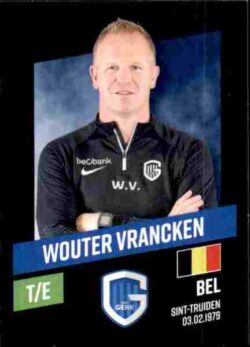 2023-24 Panini Belgium Pro League Stickers #122 Wouter Vrancken