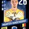 2023-24 Panini Belgium Pro League Stickers #123 Maarten Vandevoordt