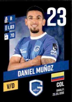 2023-24 Panini Belgium Pro League Stickers #124 Daniel Muñoz