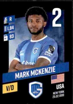 2023-24 Panini Belgium Pro League Stickers #127 Mark McKenzie