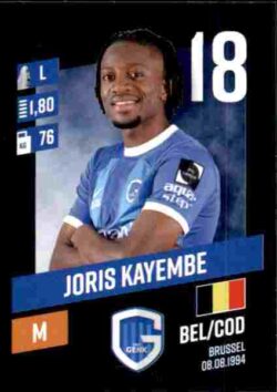 2023-24 Panini Belgium Pro League Stickers #128 Joris Kayembe