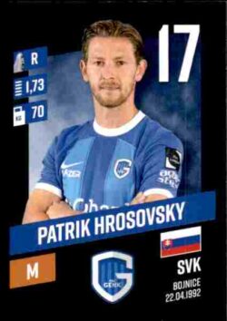 2023-24 Panini Belgium Pro League Stickers #132 Patrik Hrosovsky