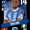 2023-24 Panini Belgium Pro League Stickers #139 Yira Sor