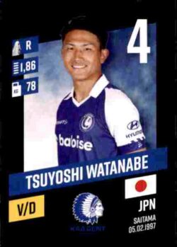 2023-24 Panini Belgium Pro League Stickers #144 Tsuyoshi Watanabe