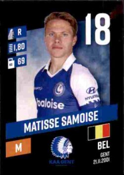 2023-24 Panini Belgium Pro League Stickers #150 Matisse Samoise