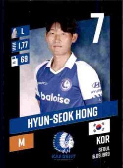 2023-24 Panini Belgium Pro League Stickers #156 Hyun-seok Hong