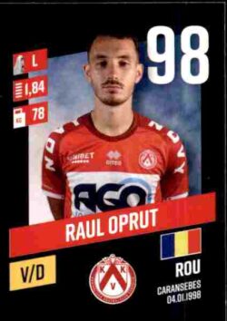 2023-24 Panini Belgium Pro League Stickers #165 Raul Oprut