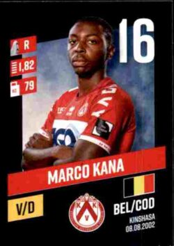 2023-24 Panini Belgium Pro League Stickers #167 Marco Kana