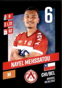 2023-24 Panini Belgium Pro League Stickers #169 Nayel Mehssatou