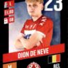 2023-24 Panini Belgium Pro League Stickers #170 Dion De Neve