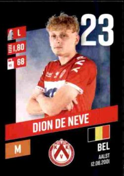 2023-24 Panini Belgium Pro League Stickers #170 Dion De Neve