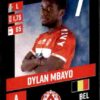 2023-24 Panini Belgium Pro League Stickers #175 Dylan Mbayo