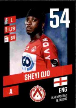 2023-24 Panini Belgium Pro League Stickers #177 Sheyi Ojo