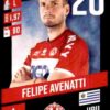 2023-24 Panini Belgium Pro League Stickers #180 Felipe Avenatti