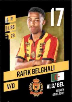 2023-24 Panini Belgium Pro League Stickers #187 Rafik Belghali