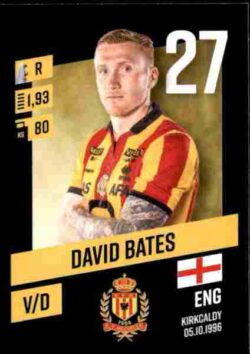 2023-24 Panini Belgium Pro League Stickers #189 David Bates