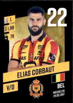 2023-24 Panini Belgium Pro League Stickers #190 Elias Cobbaut