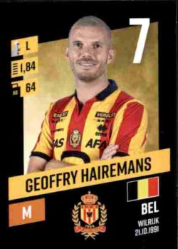 2023-24 Panini Belgium Pro League Stickers #194 Goeffry Hairemans