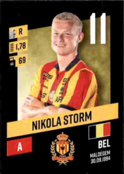 2023-24 Panini Belgium Pro League Stickers #198 Nikola Storm