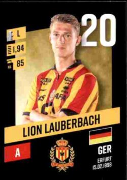 2023-24 Panini Belgium Pro League Stickers #199 Lion Lauberbach