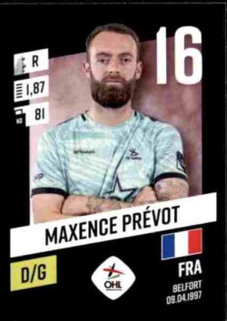 2023-24 Panini Belgium Pro League Stickers #203 Maxence Prévot