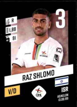 2023-24 Panini Belgium Pro League Stickers #209 Raz Shlomo