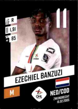 2023-24 Panini Belgium Pro League Stickers #213 Ezechiel Banzuzi