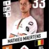 2023-24 Panini Belgium Pro League Stickers #215 Mathieu Maertens