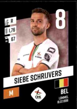 2023-24 Panini Belgium Pro League Stickers #217 Siebe Schrijvers