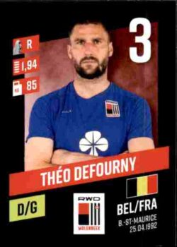 2023-24 Panini Belgium Pro League Stickers #223 Théo Defourny