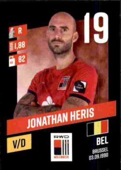 2023-24 Panini Belgium Pro League Stickers #228 Jonathan Heris